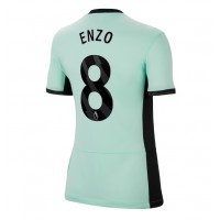 Chelsea Enzo Fernandez #8 Tretí Ženy futbalový dres 2023-24 Krátky Rukáv
